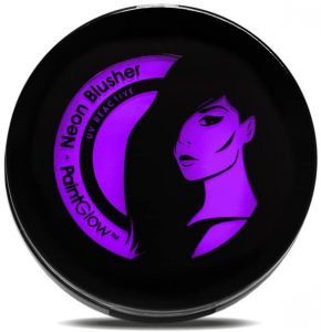 PaintGlow Neon Face Blush Blusher UV Light Reactive -Violet
