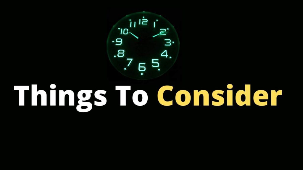 Things to consider before getting the Best Glow in the Dark Wall Clock