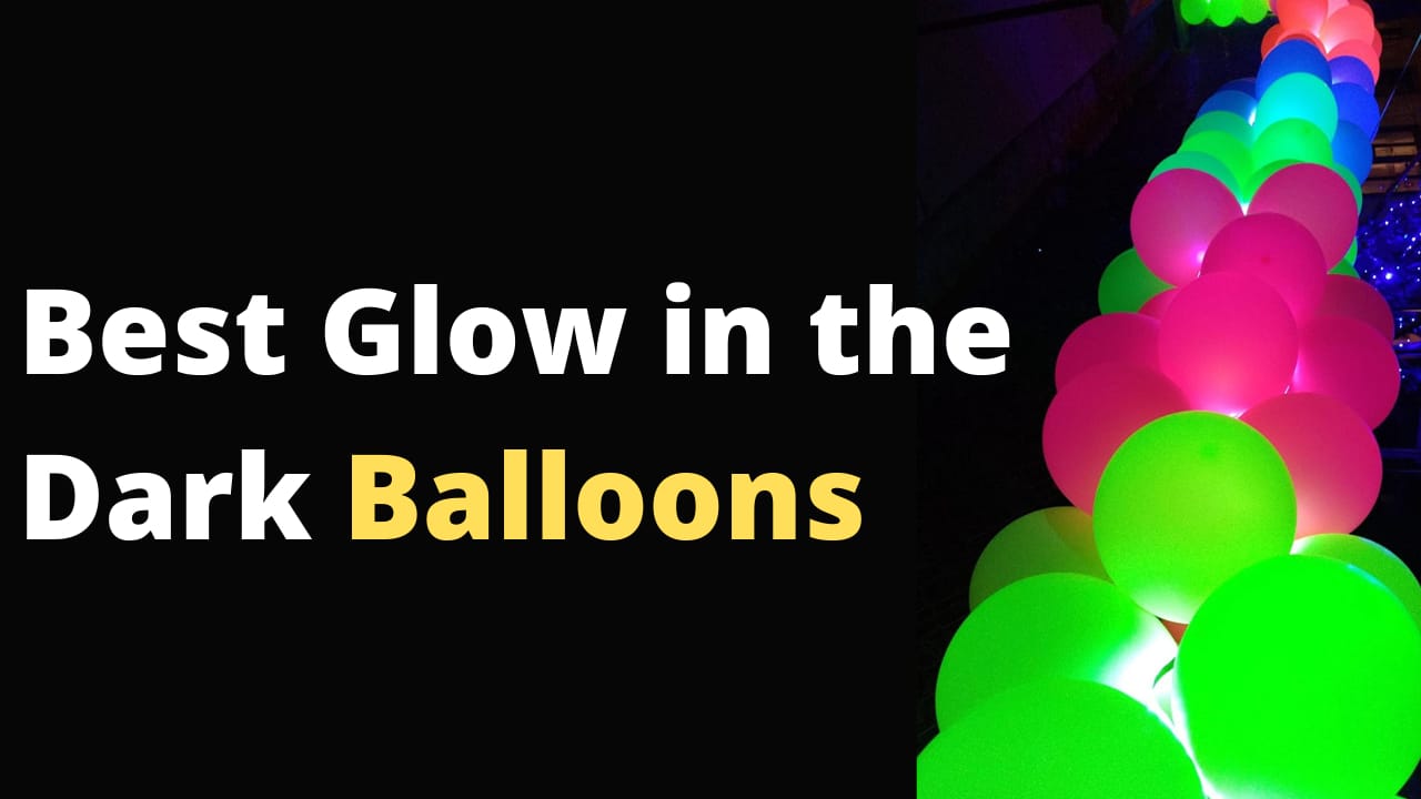 tie dye glow in the dark balloons